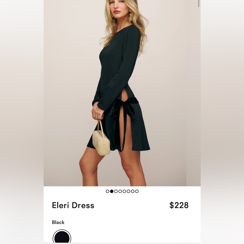 ISO- Reformation Eleri Dress in size 0-4